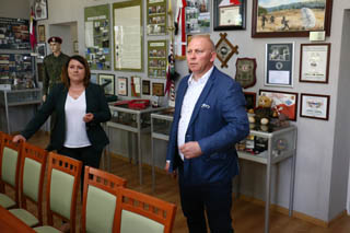 „Lekcja Obywatelska Lubelskiego Kuratora Oświaty” z uczniami Zespołu Szkół w Cycowie