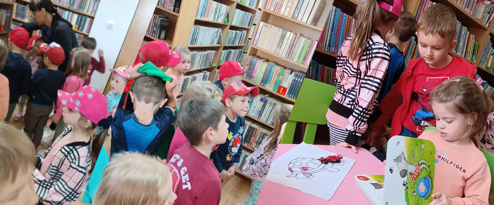 Wizyta w Gminnej Bibliotece Publicznej
