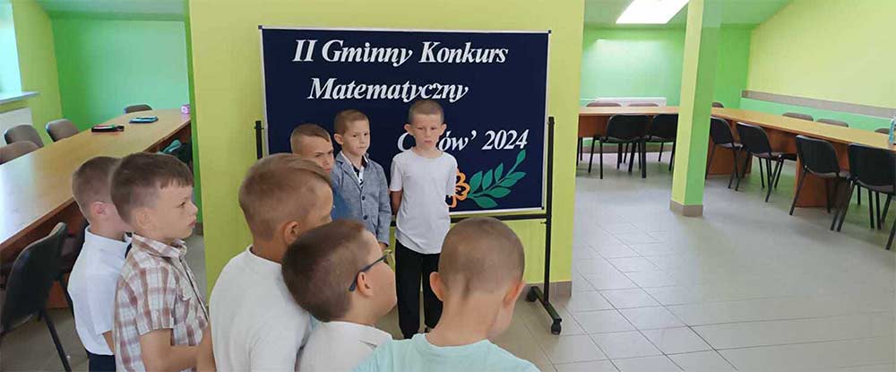 II Gminny Konkurs Matematyczny