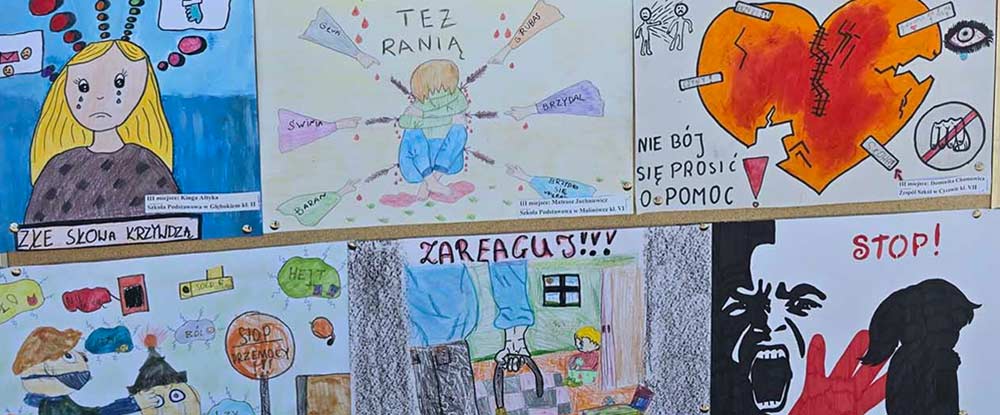 Rozstrzygnięcie gminnego konkursu plastycznego pt.: „Przemoc oczami dziecka”