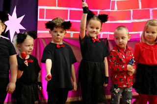 Mikołaj w Przedszkolu w grupach „Sówki”, „Żabki”