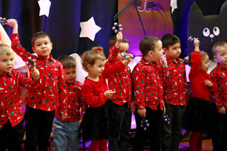 Mikołaj w Przedszkolu w grupach „Sówki”, „Żabki”