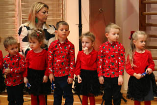 Mikołaj w Przedszkolu w grupach „Sówki”, „Żabki”