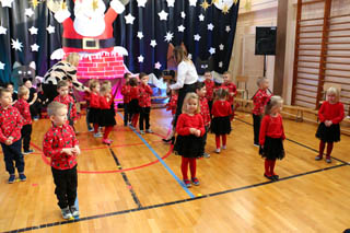 Mikołaj w Przedszkolu w grupach „Sówki”, „Żabki”