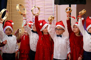 Mikołaj w Przedszkolu w grupach „Biedronki”, „Motylki”, „Żuczki”