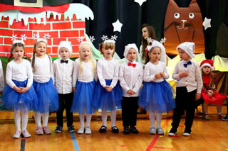 Mikołaj w Przedszkolu w grupach „Biedronki”, „Motylki”, „Żuczki”