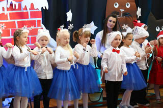 Mikołaj w Przedszkolu w grupach „Biedronki”, „Motylki”, „Żuczki”