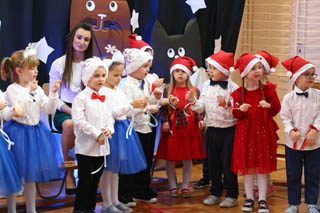 Mikołaj w Przedszkolu w grupach „Biedronki”, „Motylki”, „Żuczki”