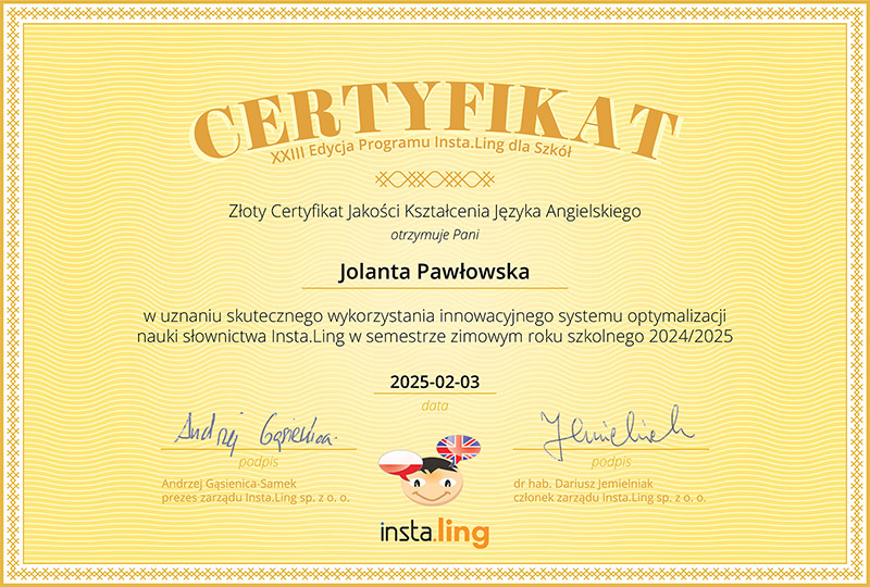 Certyfikat