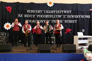 Koncert charytatywny na rzecz pogorzelców z Sewerynowa połączony z Dniem Kobiet
