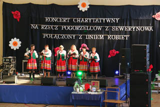 Koncert charytatywny na rzecz pogorzelców z Sewerynowa połączony z Dniem Kobiet