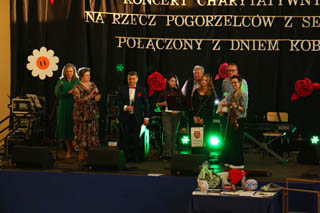 Koncert charytatywny na rzecz pogorzelców z Sewerynowa połączony z Dniem Kobiet