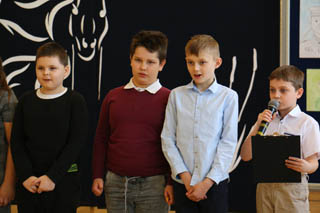 Uczniowie kl. I-III świętują DZIEŃ PATRONA