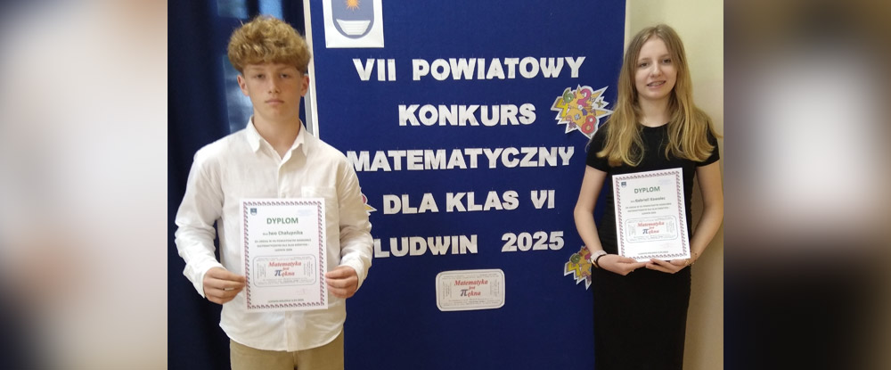 Konkurs matematyczny w Ludwinie