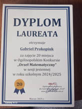 Podsumowanie konkursów: „Orzeł Matematyczny” oraz „Kangur Matematyczny”