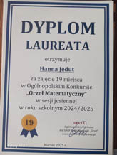 Podsumowanie konkursów: „Orzeł Matematyczny” oraz „Kangur Matematyczny”