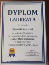 Podsumowanie konkursów: „Orzeł Matematyczny” oraz „Kangur Matematyczny”