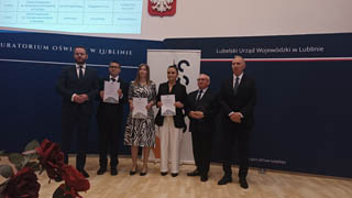JAKUB MATUSZAK laureatem dwóch konkursów przedmiotowych organizowanych przez Lubelskiego Kuratora Oświaty