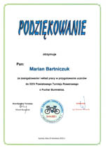 XXIV Powiatowy Turniej Rowerowy o Puchar Burmistrza