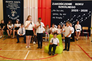 Zakończenie roku szkolnego 2025/2026 w klasach 1-3