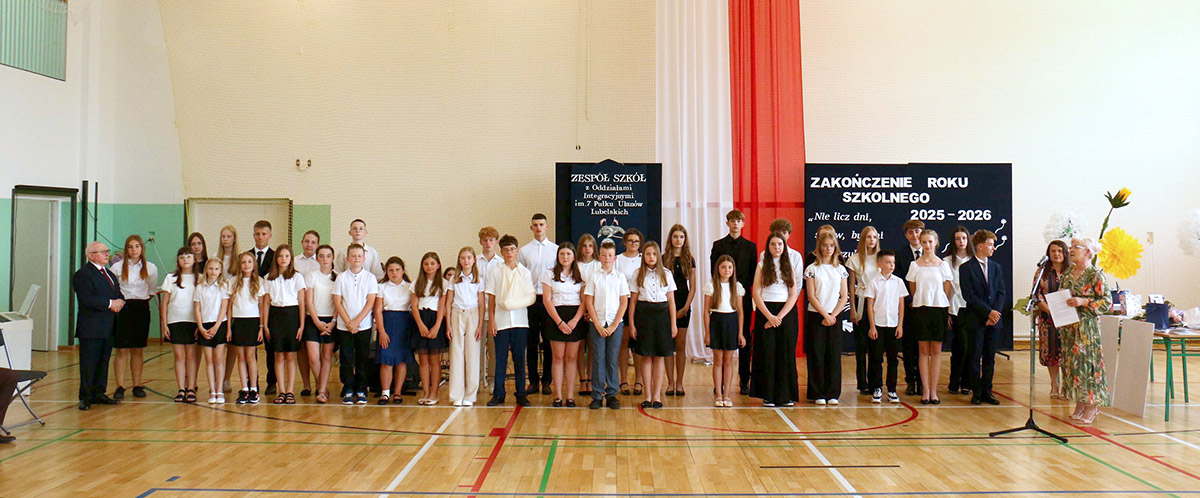 Zakończenie roku szkolnego 2025/2026 w klasach 4-8